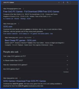 Real GOG PC games website | is it safe 1 Real gogpc games site
