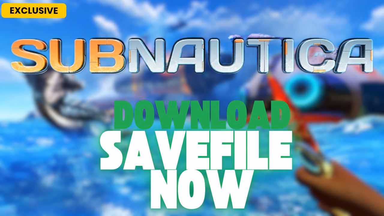 Subnautica 100% Save File for PC – All Blueprints, Vehicles & Story Unlocked
